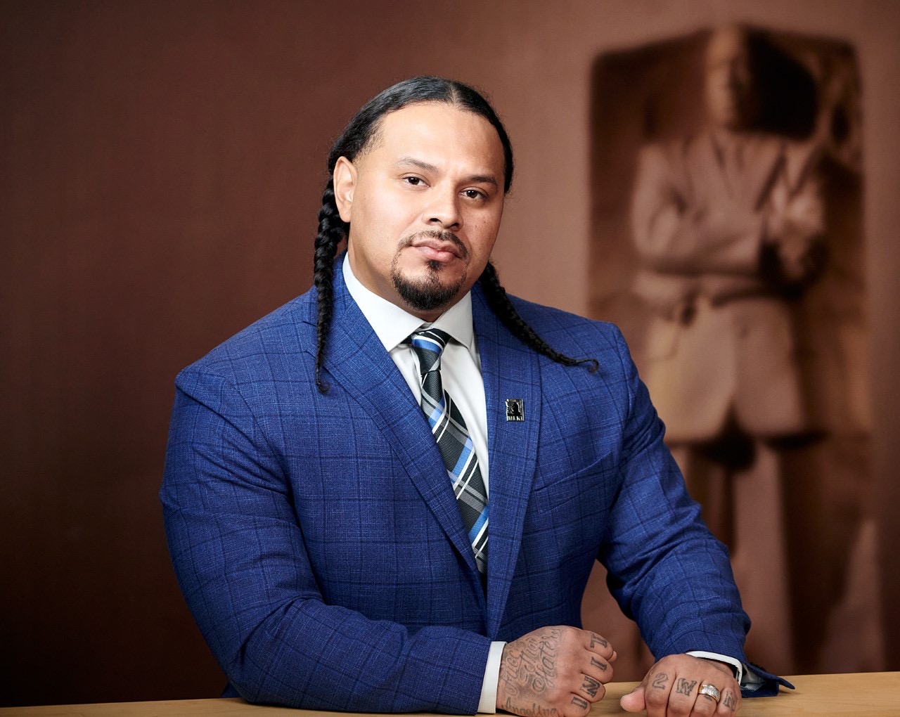 Coredero Holmes speaks at Bay Mills Community College 2026 Commencement Ceremony